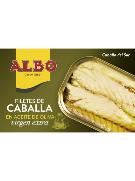 Mackerel Fillets in Extra Virgin Olive Oil 120g