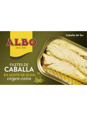 Mackerel Fillets in Extra Virgin Olive Oil 120g