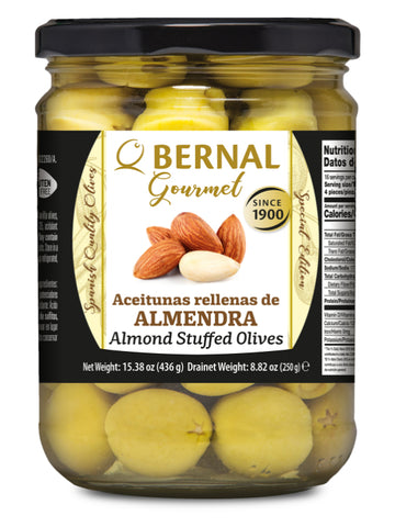 Gourmet Almond Stuffed Olives 250g