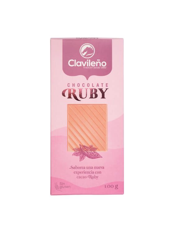 Ruby Chocolate with Almond Pieces 100g