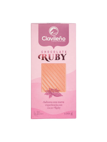Ruby Chocolate with Almond Pieces 100g
